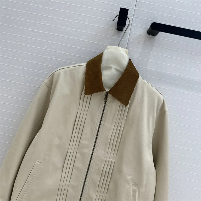 Loewe corduroy lapel barn coat